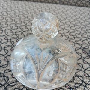 Antique glass Sugar Bowl top 3 in diameter